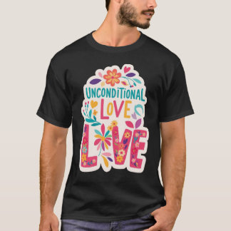 Camiseta Harmonia Floral Colorida - Amor Incondici