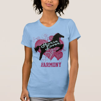 Camiseta Harmonia personalizada amante do cavalo