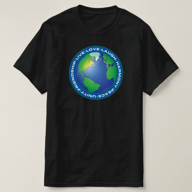 Camiseta Harmonia Terra (Frente do Design)