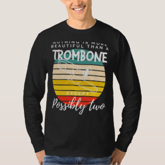 Camiseta Harmonia Trombone: Beleza Dupla no Humor Musical T