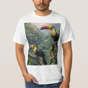 Camiseta Harmonia Tropical: Dois tucanos na Canopia,