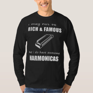 Camiseta Harmonica Hero: Liberar Brilhância Musical com um