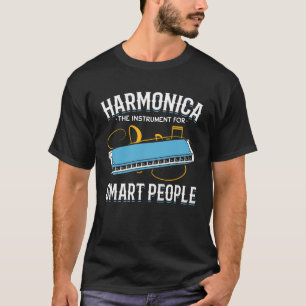 Camiseta Harmonica — Instrumento Para Pessoas Inteligentes