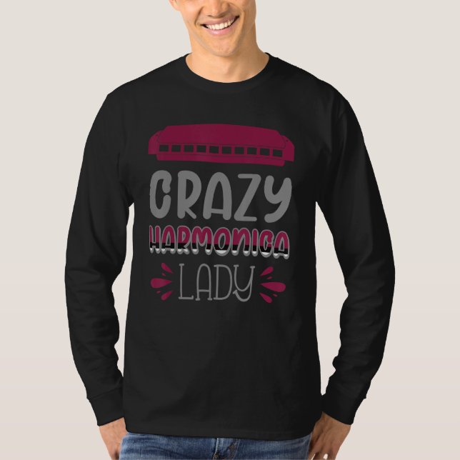 Camiseta Harmonica louca Lady 1 (Frente)