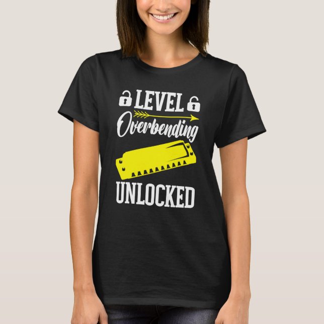 Camiseta Harmonica Player Level Unlocked (Frente)