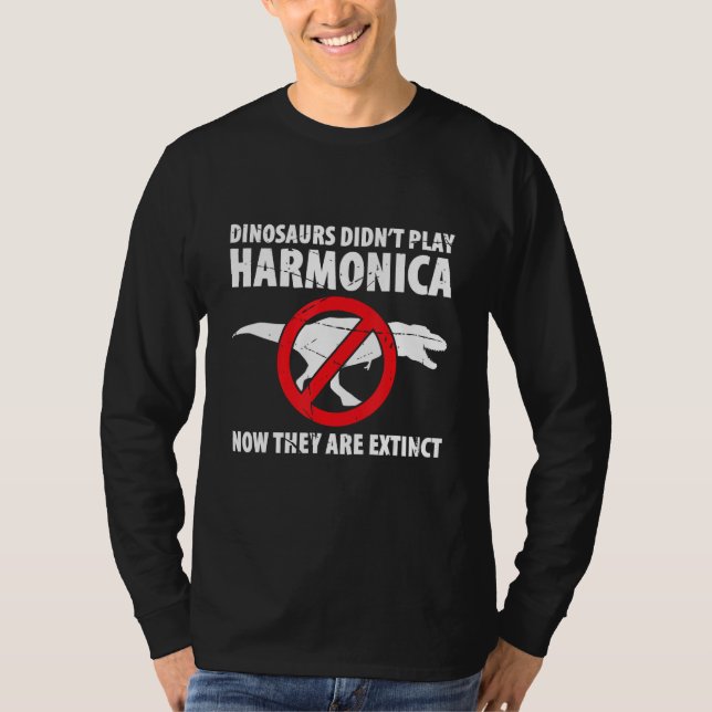 Camiseta Harmonica Playing For Harmonica Player Harmonica T (Frente)