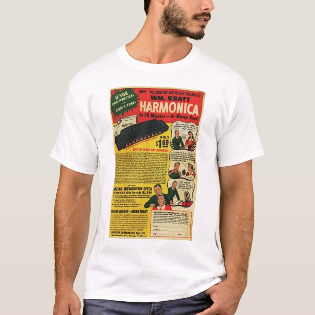 Camiseta Harmônicas de WM Kratt (Frente)
