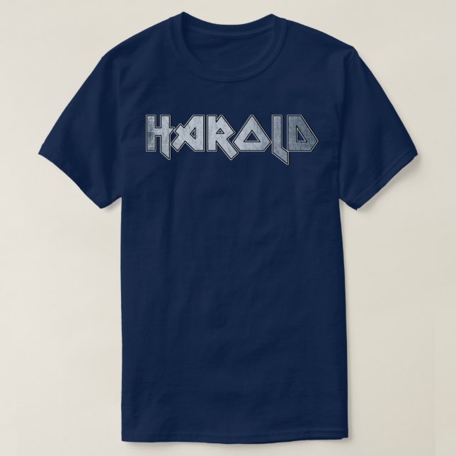 Camiseta Harold de metal pesado (Frente do Design)