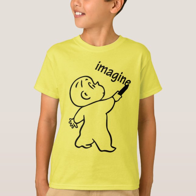 Camiseta Harold e o Roxo Crayon "Imagine" (Frente)