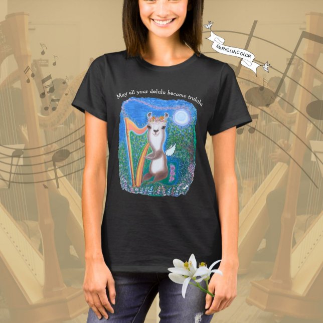 Camiseta Harp Moon Delulu (Criador carregado)