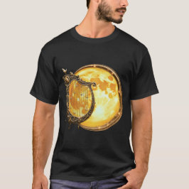 Camiseta Harpa Celestial da Lua Dourada