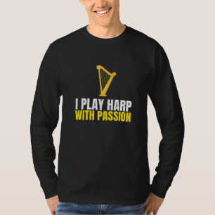 Camiseta Harps Joga Harp Com Paixão I Instrumento Musical C