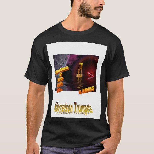 Camiseta Harrelson toca trombeta t-shirt (Frente)
