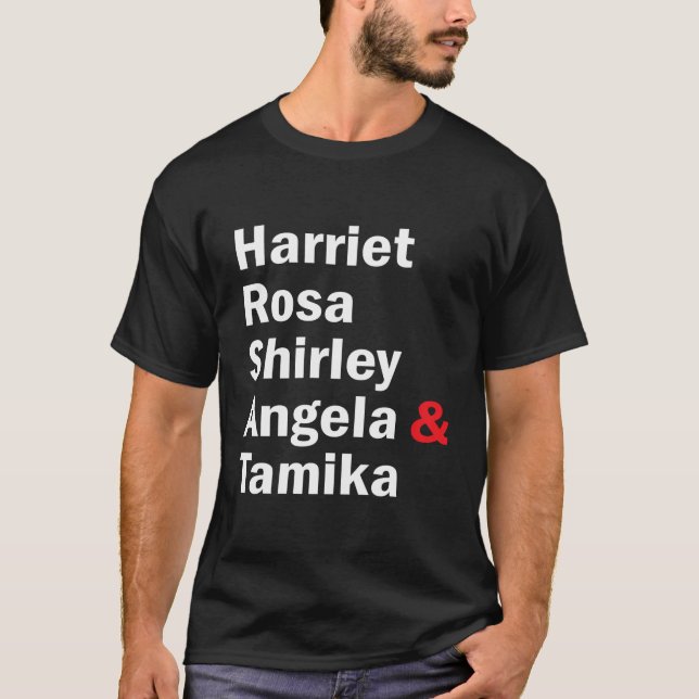 Camiseta Harriet Rosa Shirley Angela Tamika (Frente)