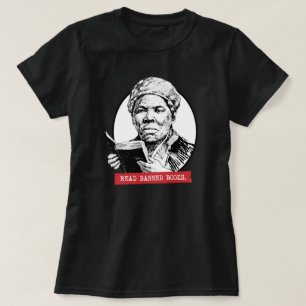 Camiseta Harriet Tubman Lê Livros Banidos