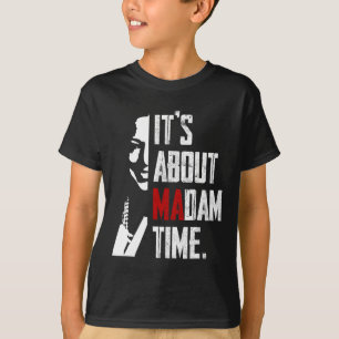 Camiseta Harris 2024 é sobre Madame Time Presidente Eleti