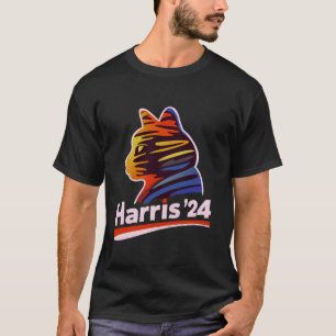 Camiseta Harris 2024 Kamala Gama De Gato Sem Fios Para Gama