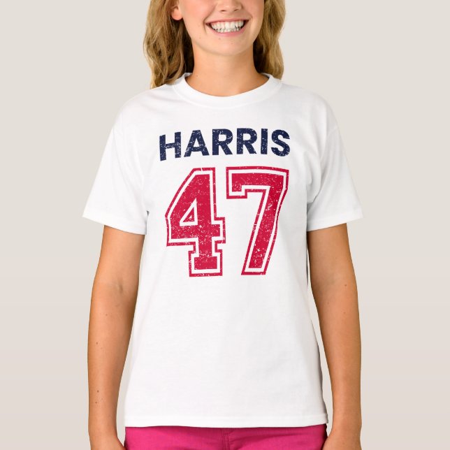 Camiseta Harris 47 I - Kamala Harris Para Presidente (Frente)