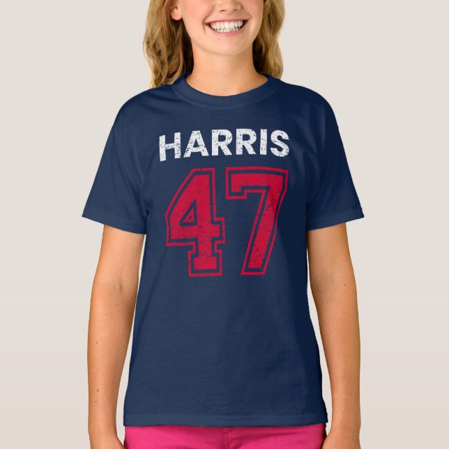 Camiseta Harris 47 I - Kamala Harris Para Presidente (Frente)