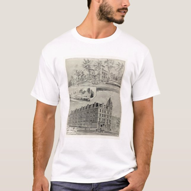 Camiseta Harris Bldg, Londres nova, conexão (Frente)