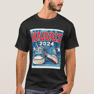 Camiseta Harris Election Sneakers 2024 Presidente Comma La