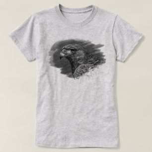 Camiseta Harris Hawk Drawing