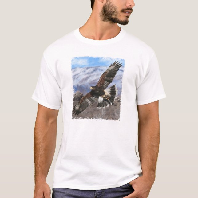 Camiseta Harris Hawk- o pastel (Frente)