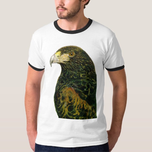 Camiseta Harris Hawk o t-shirt da campainha (Frente)