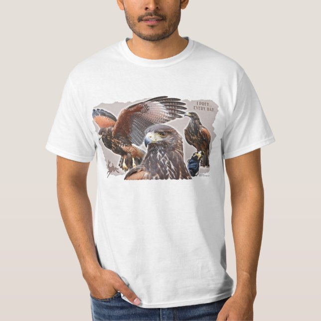 Camiseta Harris Hawk o trio (Frente)