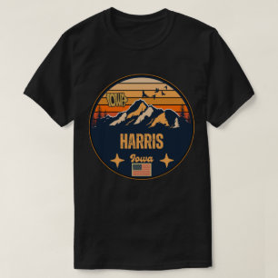 Camiseta Harris, Iowa Ia, Estados Unidos