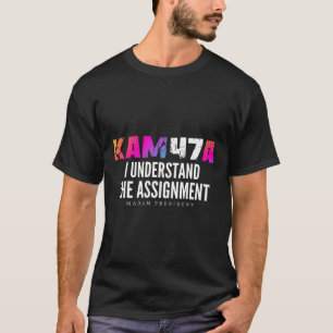 Camiseta Harris Kam47a Eu Entendo O Meme Do Ignment