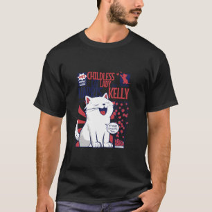 Camiseta Harris Kelly 2024 Gato Sem Filhos Senhora Funny Ci