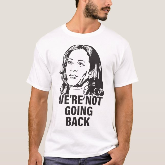 Camiseta Harris Não vamos voltar a 2024 (Frente)