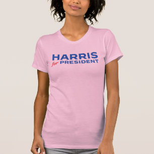 CAMISETA HARRIS PARA O PRESIDENTE ELEIÇÃO PRESIDENCIAL DOS