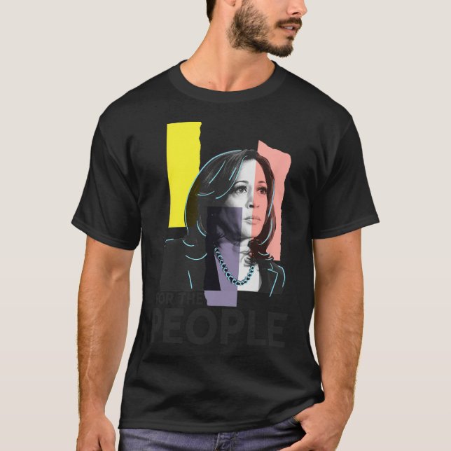 Camiseta Harris Para Pessoas 2024 Presidente Eleitoral (Frente)
