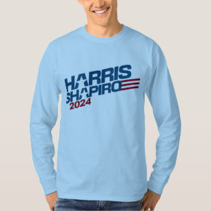 Camiseta Harris Shapiro 2024 Estrelas e Listras Patriótico