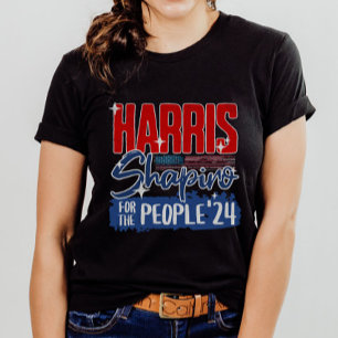 Camiseta Harris Shapiro 2024 para o Sinalizador Pessoas US