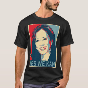 Camiseta Harris Sim Nós Kam 2024 Campanha Política Eleitora