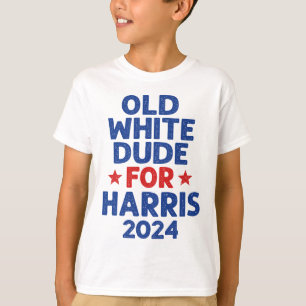 Camiseta Harris Velhas Brancas Para Harris Homens Engraçado