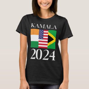 Camiseta Harris Vote em 2024 Bandeira jamaicana da Índia