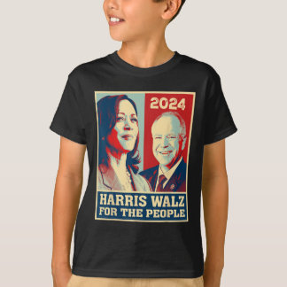 Camiseta Harris W 2024 Para Os Democratas Pessoas Vote Kama