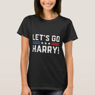 Camiseta Harris W 2024 Vamos Lá Harry Engraçado Harry B Pol