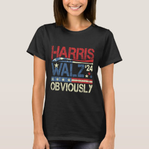 Camiseta Harris W Obviamente! Harris Waltz 2024 Eleição