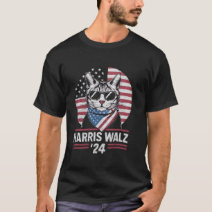 Camiseta Harris Waltz 2024 Cat Lady Kamala Harris Tim Walz
