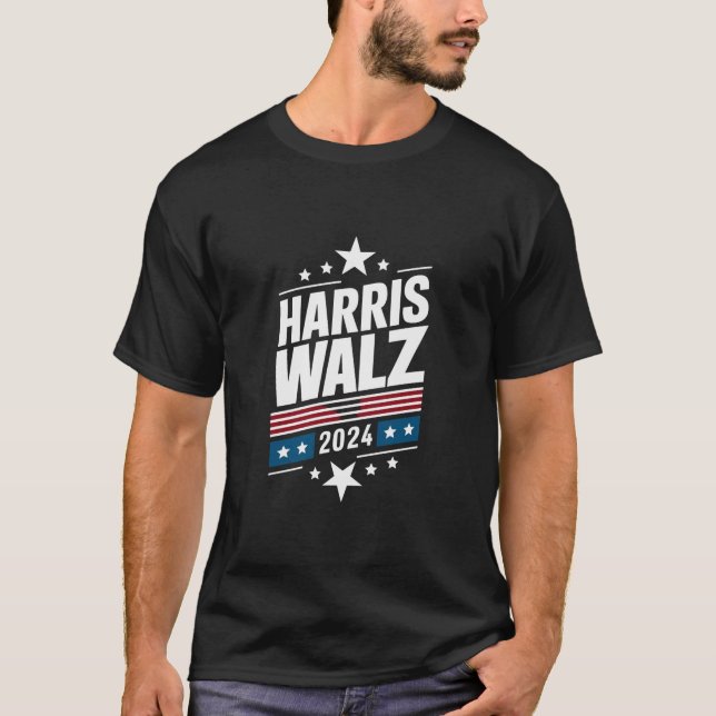 Camiseta Harris Waltz 2024 Kamala Harris Tim Waltz 2024 (Frente)