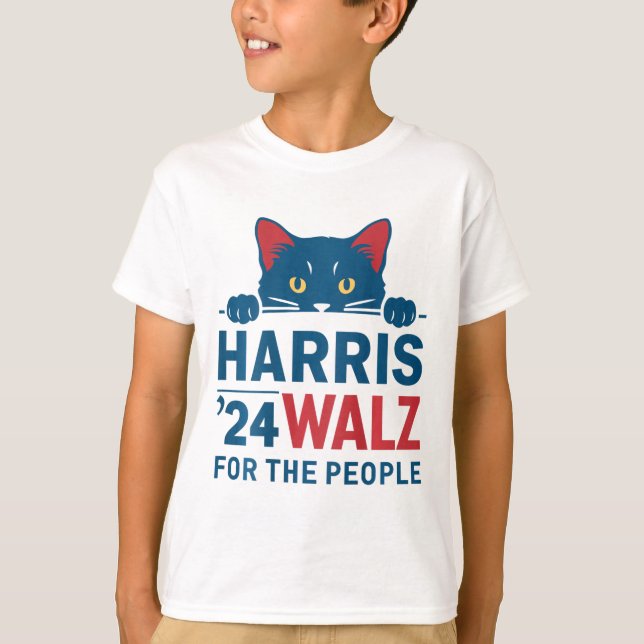 Camiseta Harris Waltz 2024 Para As Pessoas Engraçadas Lady  (Frente)