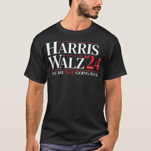 Camiseta Harris Waltz Não Vamos Voltar (Frente)