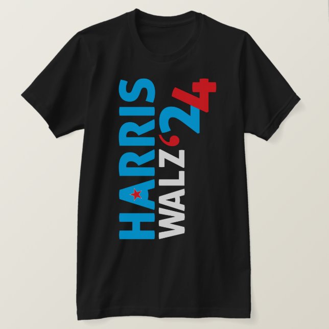 Camiseta Harris Walz 2024 (Frente do Design)
