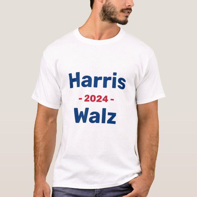Camiseta Harris Walz 2024 Eleição (Frente)