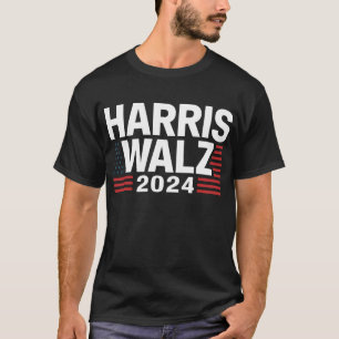 Camiseta Harris Walz 2024 Eleição Kamala Harris Tim Walz